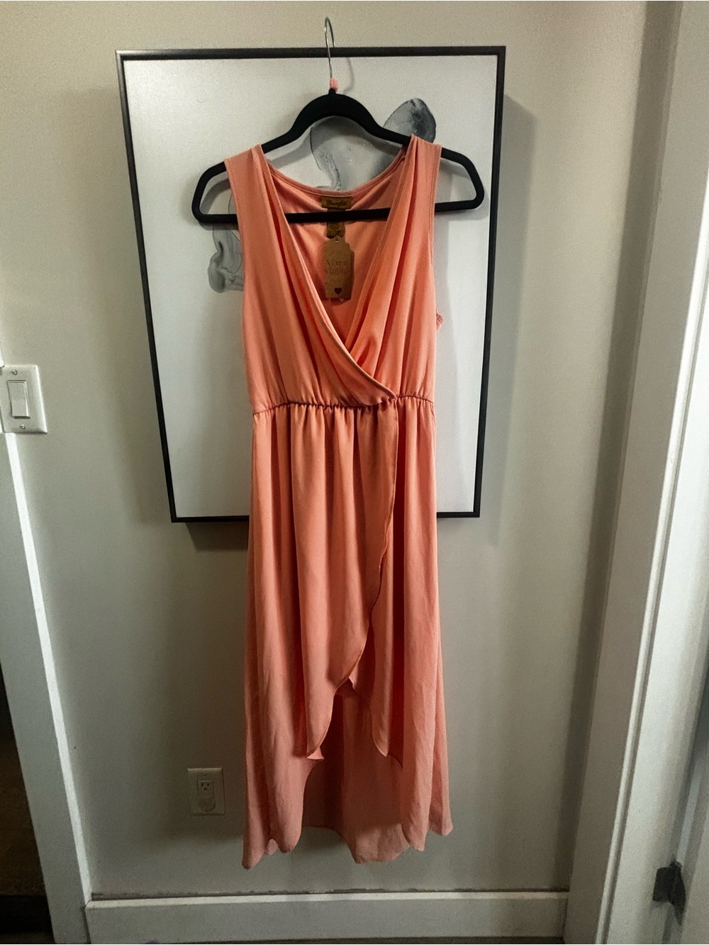 Wrangler Coral High/Low Dress